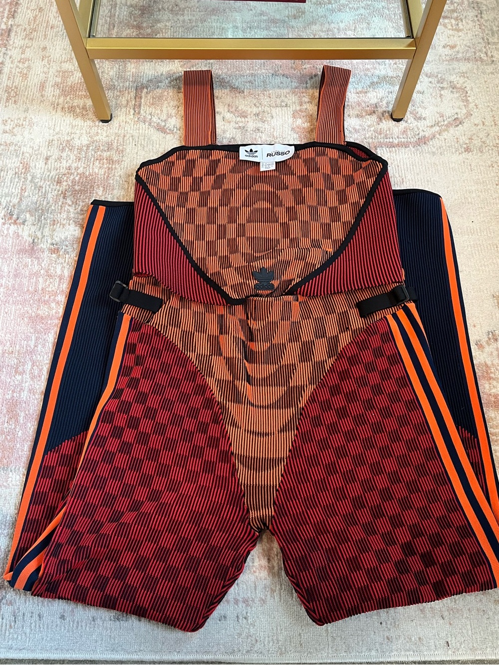 RARE Adidas Originals X Paolina Russo Corset & Legging Set Size UK 18/Large